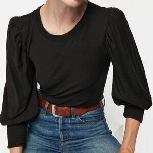 Nation LTD Loren 3/4 Tee in Black